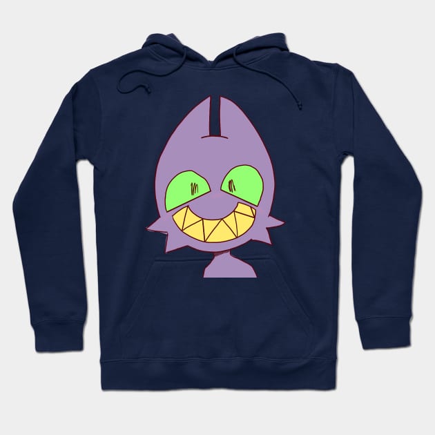 Neon Grin Hoodie by Fossilized Pixel